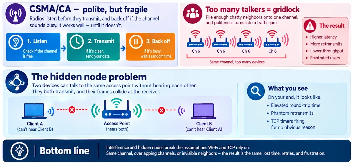 Detecting Wi-Fi co-channel interference