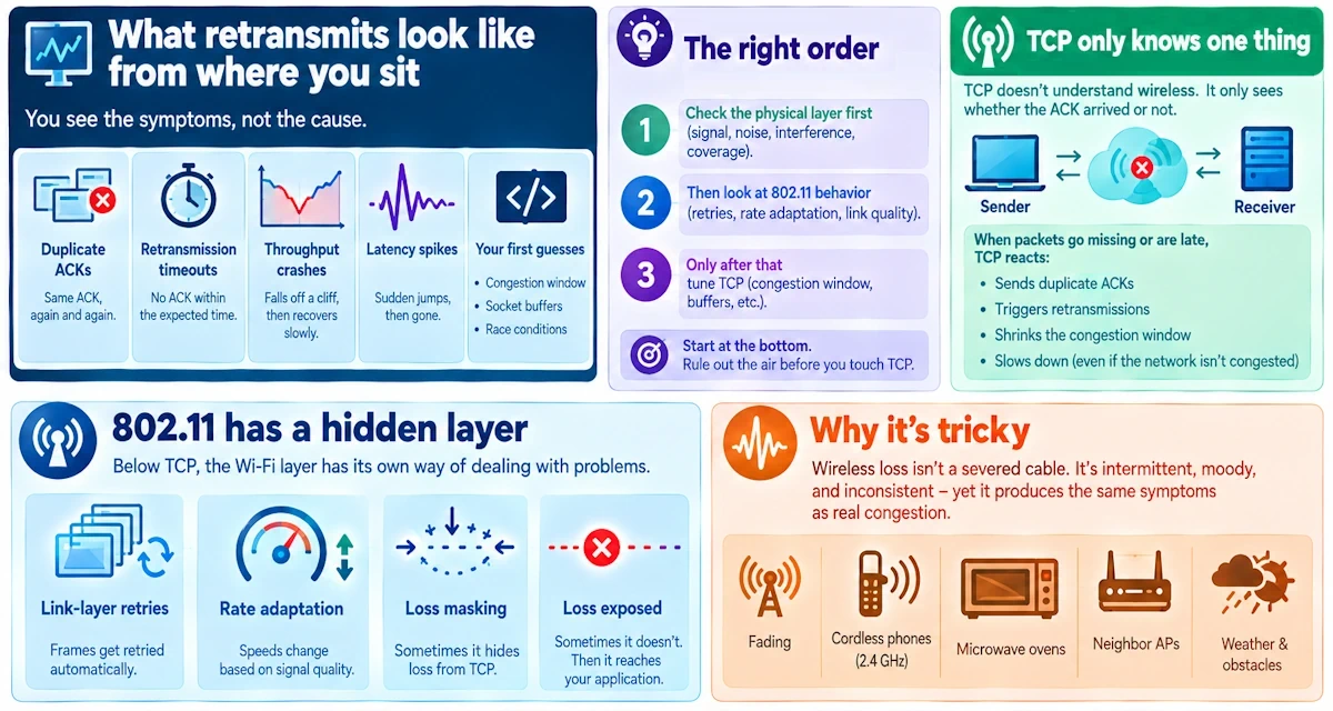 RF causes of TCP retransmits